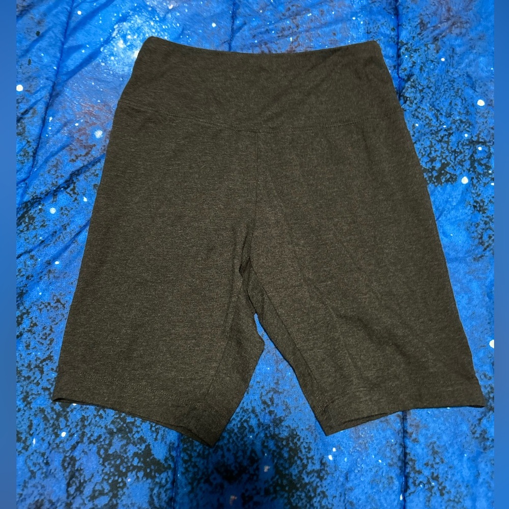 NOBO High-Rise Dark Gray Athletic Bike Shorts